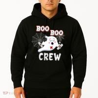 Boo Boo Crew Cute Nurse Ghost Hoodie thumb 2