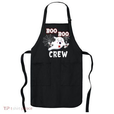 Boo Boo Crew Cute Nurse Ghost Apron