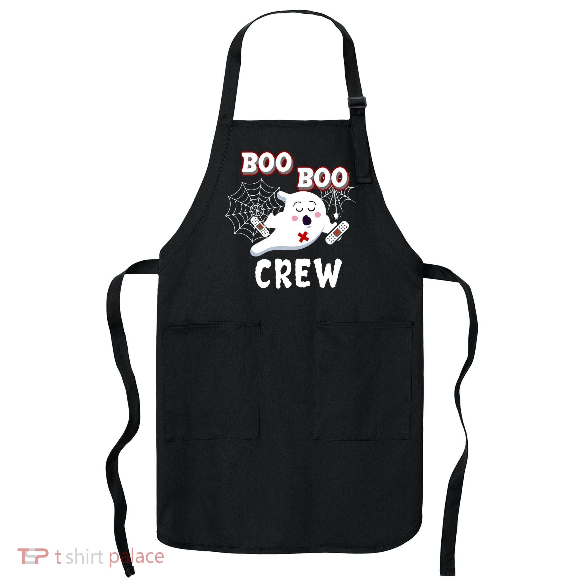 Boo Boo Crew Cute Nurse Ghost Apron