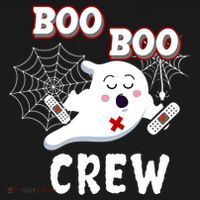 Boo Boo Crew Cute Nurse Ghost Apron thumb 3