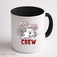 Boo Boo Crew Cute Nurse Ghost Coffee Mug thumb 1