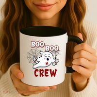 Boo Boo Crew Cute Nurse Ghost Coffee Mug thumb 3