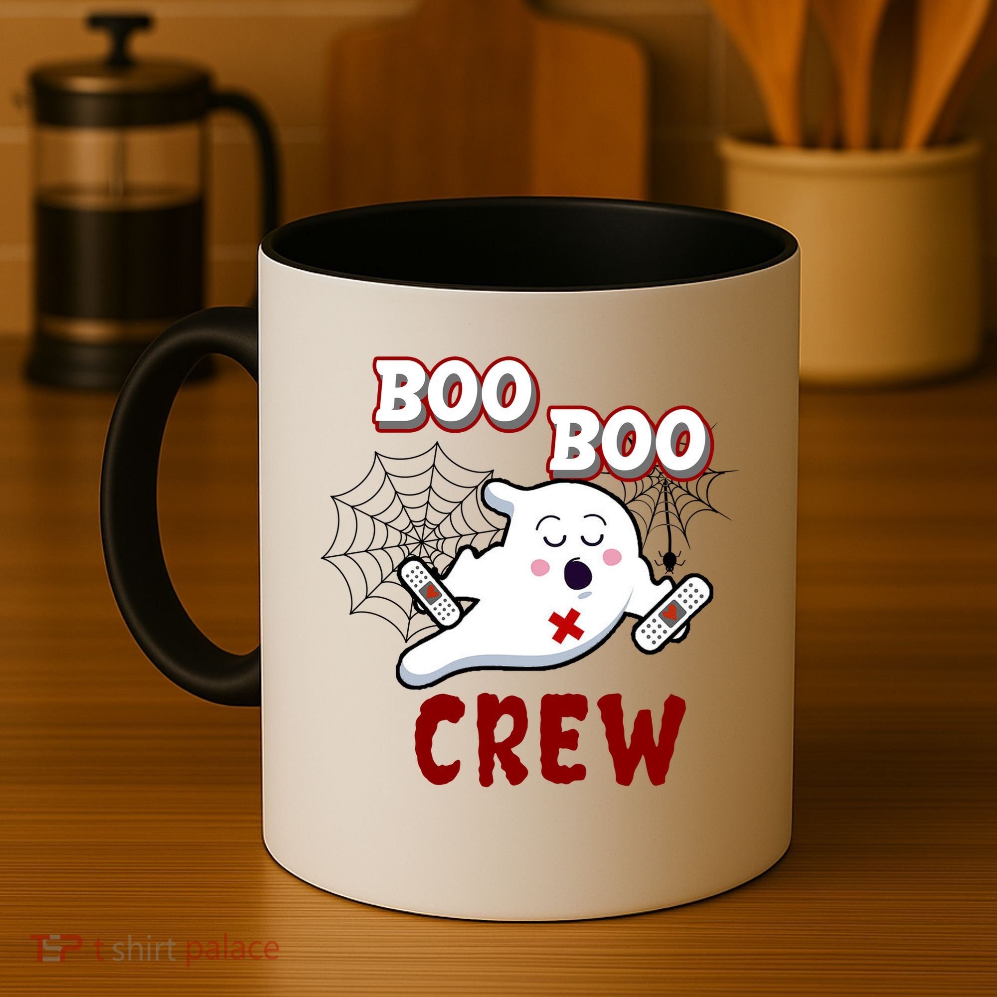 Boo Boo Crew Cute Nurse Ghost Coffee Mug