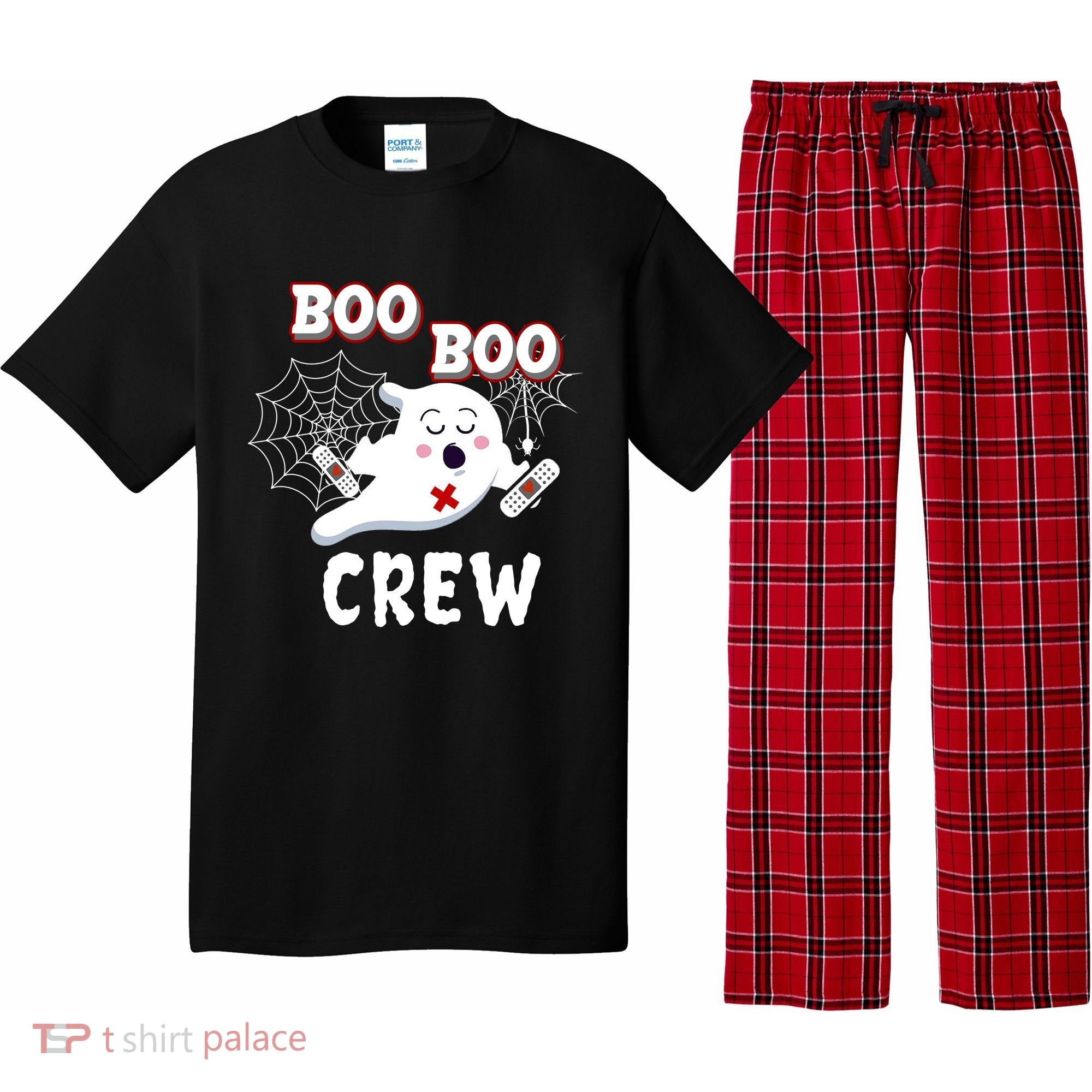 Boo Boo Crew Cute Nurse Ghost Pajama Set