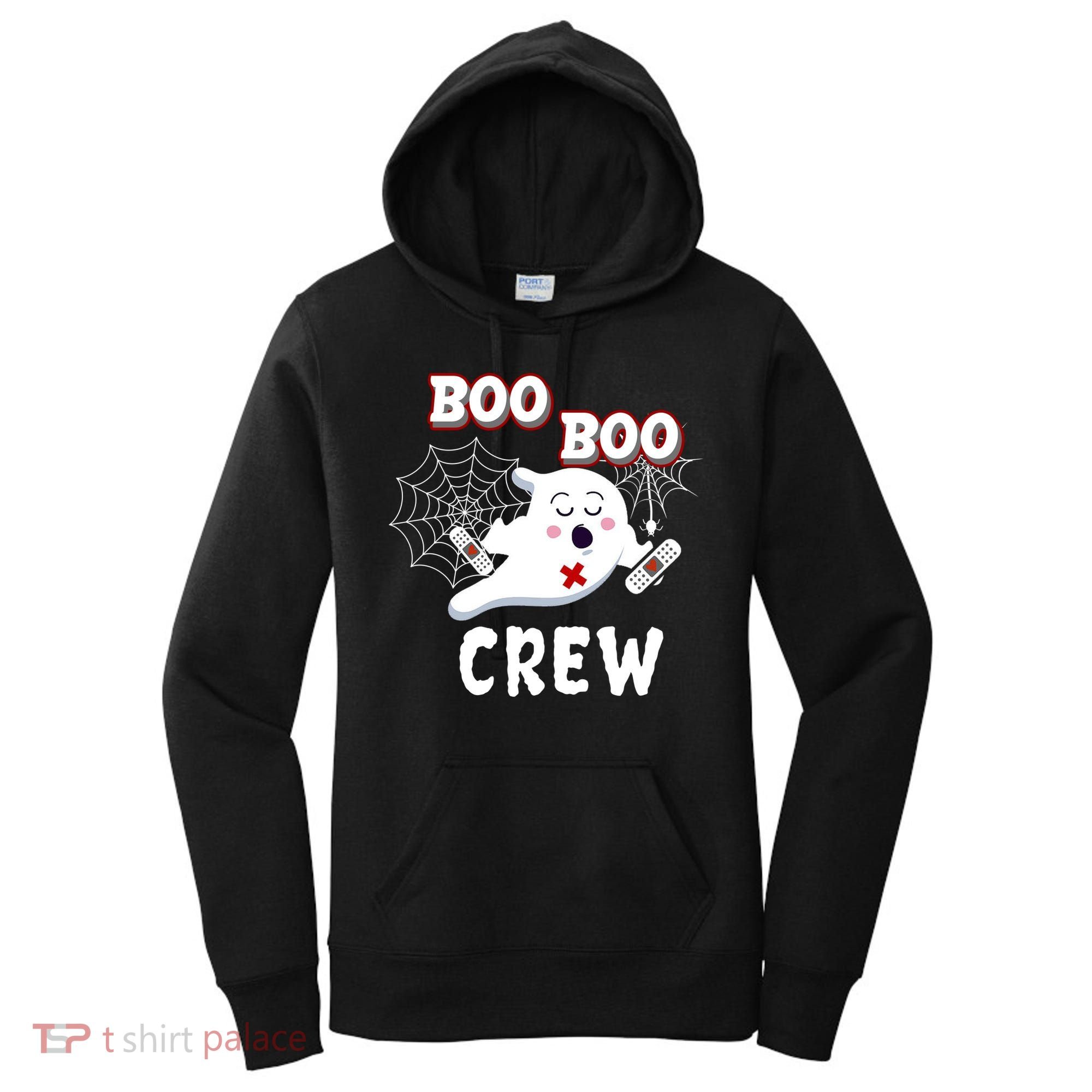 Boo Boo Crew Cute Nurse Ghost Women's Hoodie