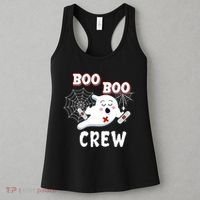 Boo Boo Crew Cute Nurse Ghost Women's Tank Top thumb 3
