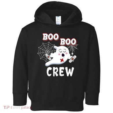 Boo Boo Crew Cute Nurse Ghost Toddler Hoodie