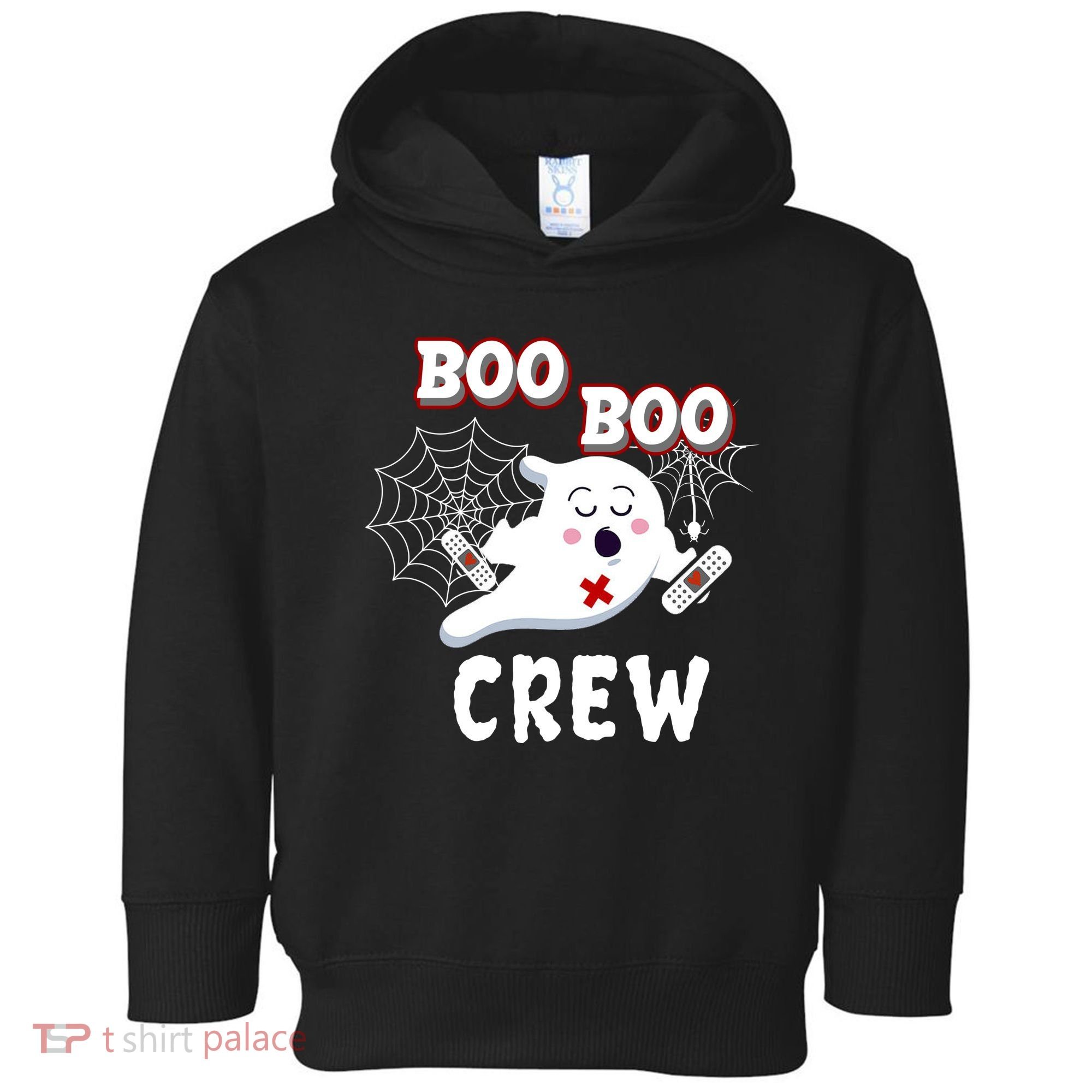 Boo Boo Crew Cute Nurse Ghost Toddler Hoodie