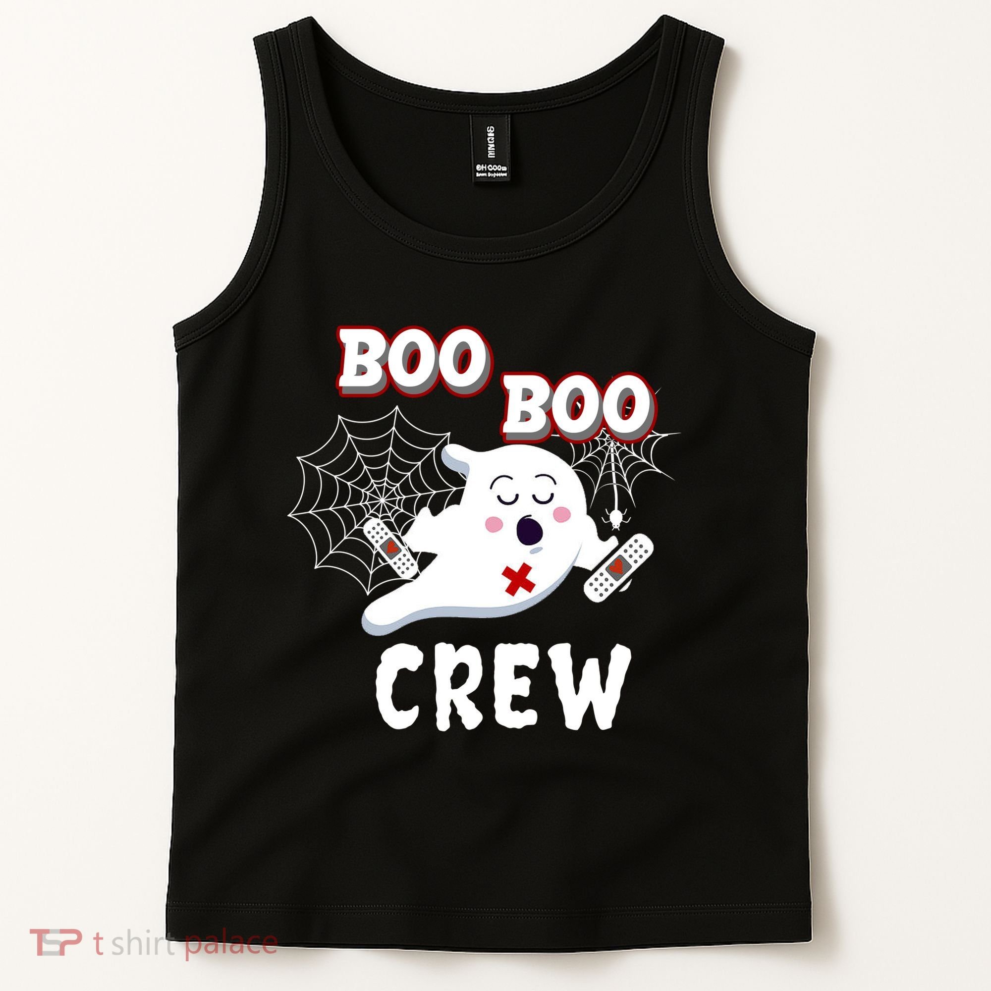 Boo Boo Crew Cute Nurse Ghost Tank Top