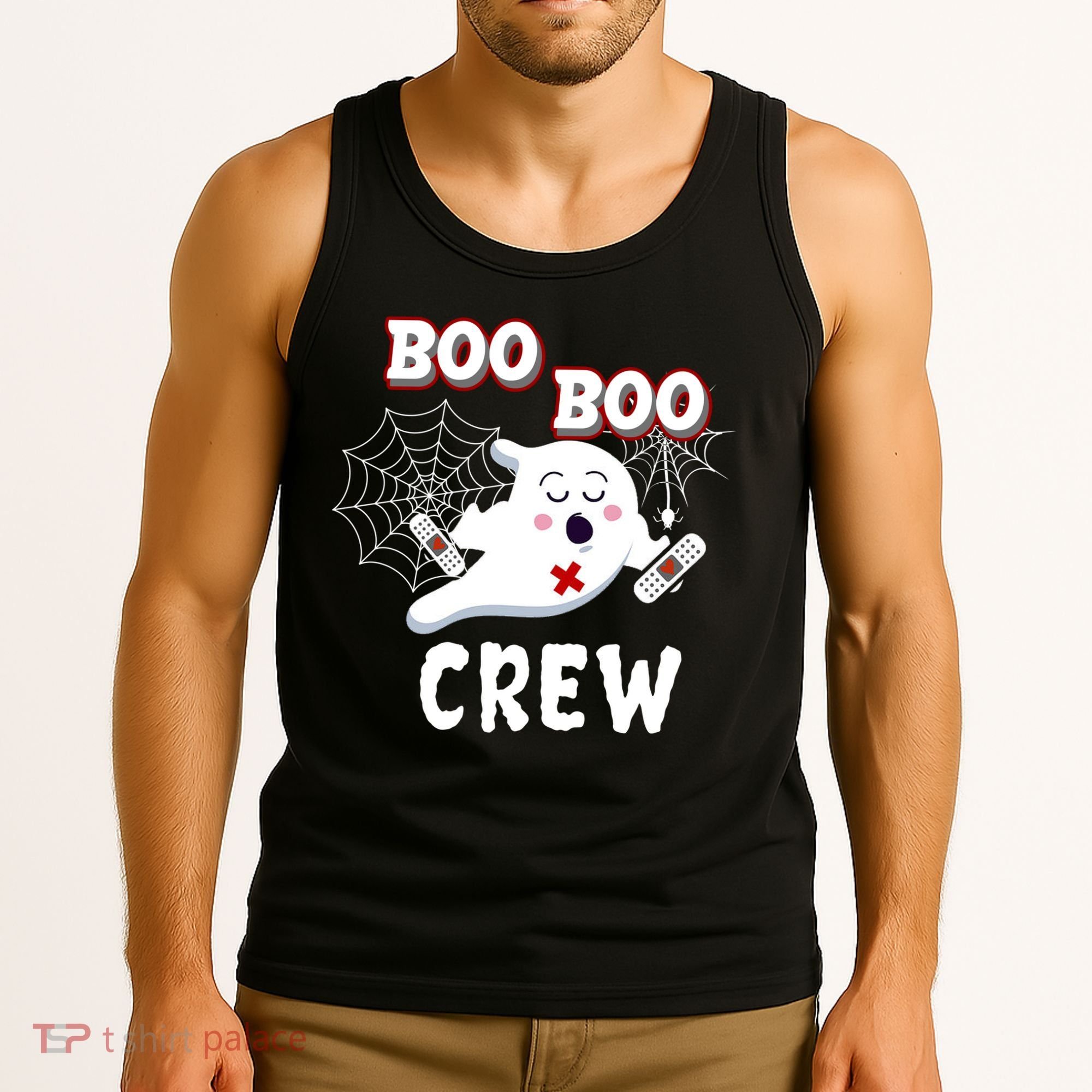Boo Boo Crew Cute Nurse Ghost Tank Top