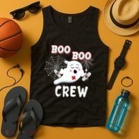 Boo Boo Crew Cute Nurse Ghost Tank Top thumb 4