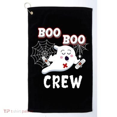 Boo Boo Crew Cute Nurse Ghost Golf Towel