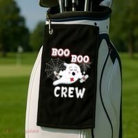 Boo Boo Crew Cute Nurse Ghost Golf Towel thumb 2