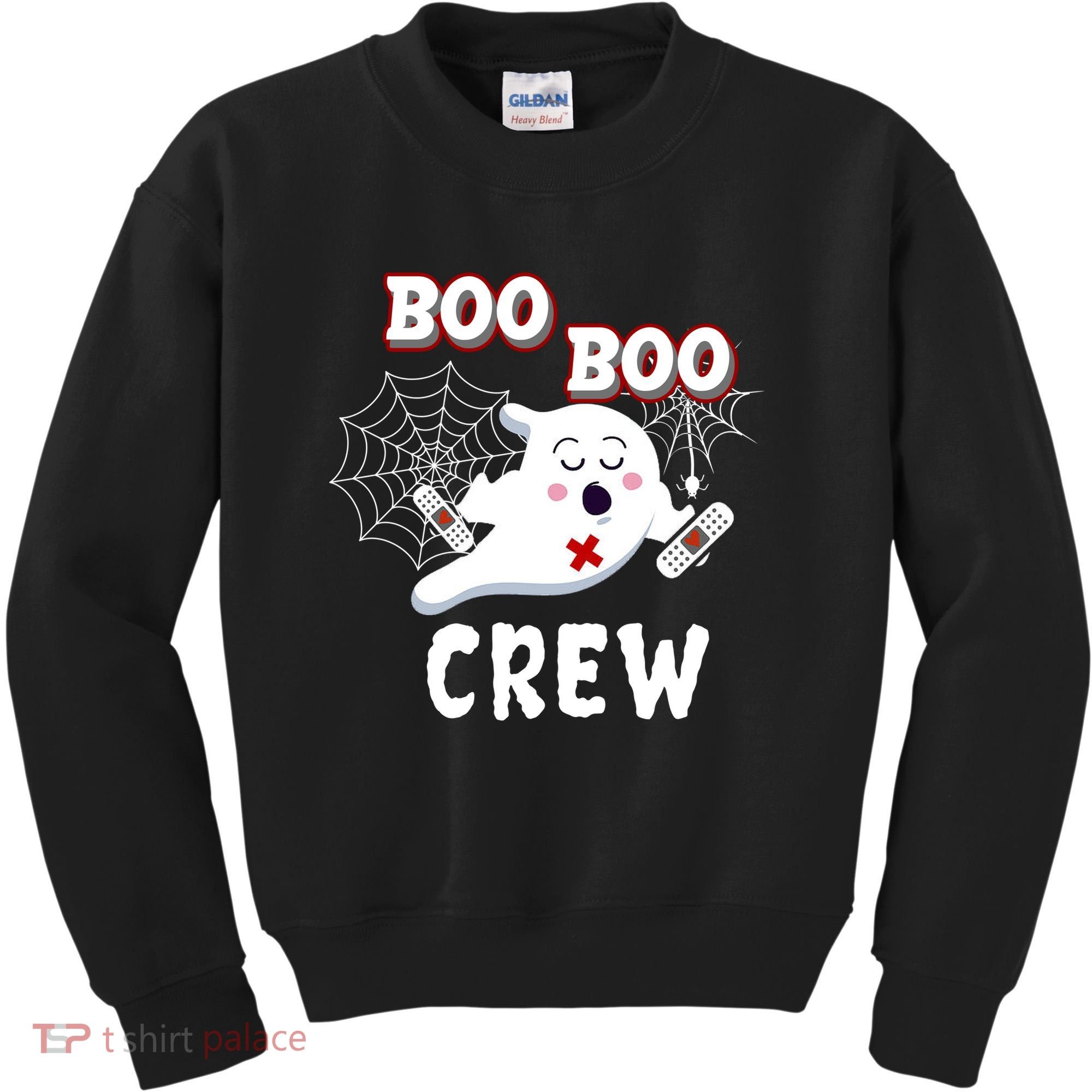 Boo Boo Crew Cute Nurse Ghost Kids Sweatshirt