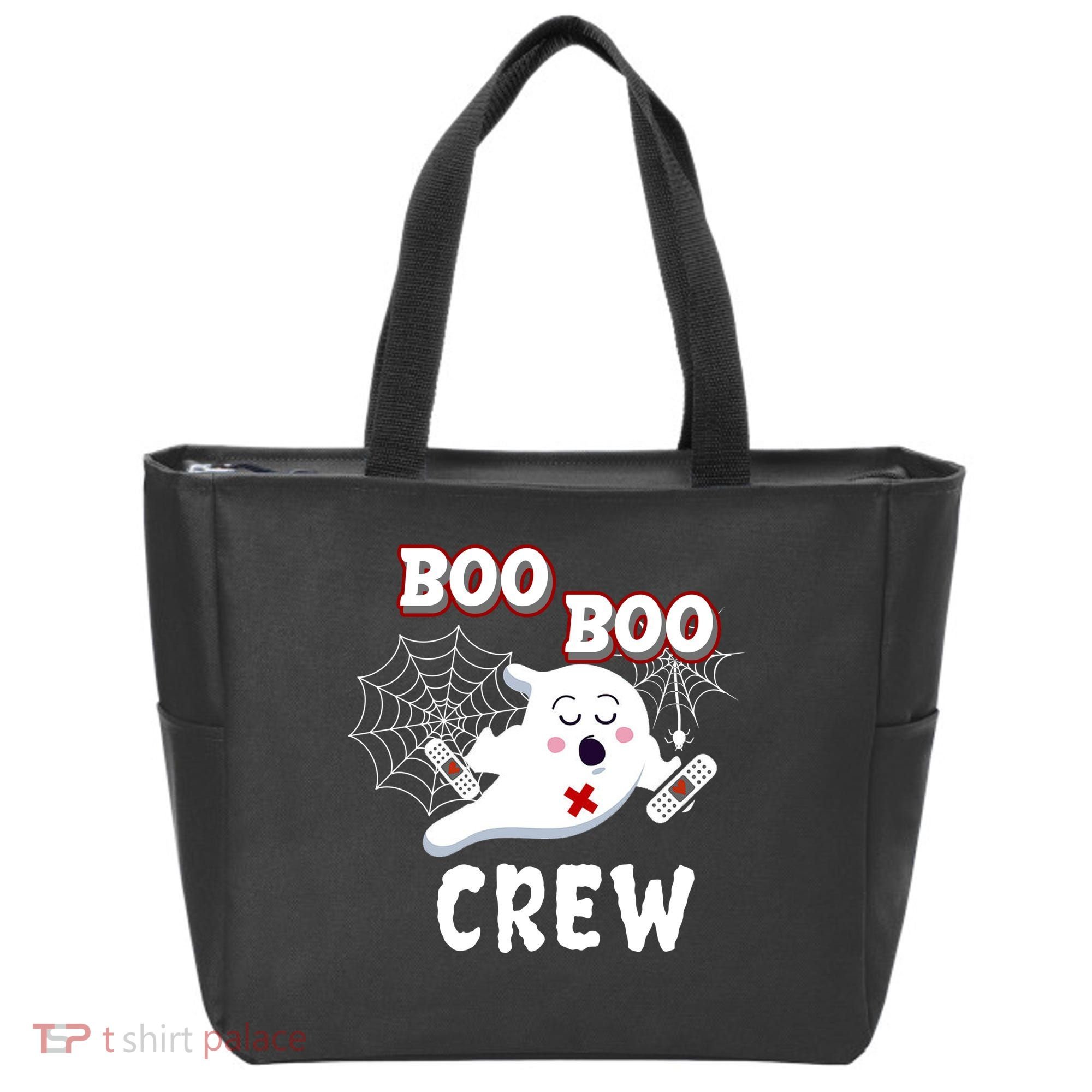 Boo Boo Crew Cute Nurse Ghost Tote Bag