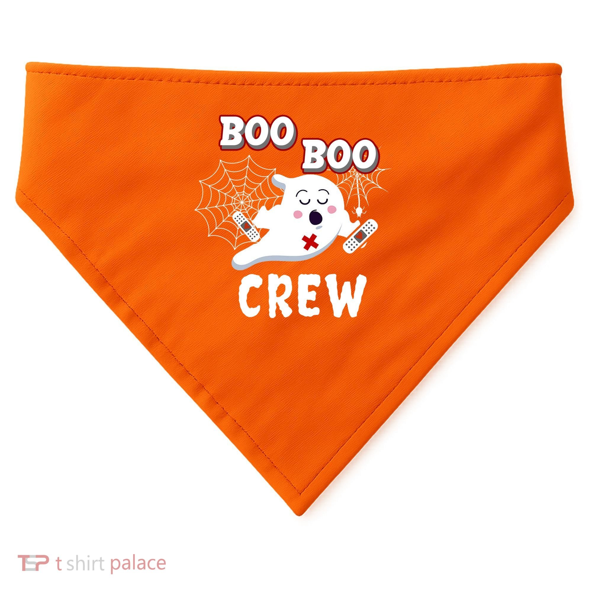 Boo Boo Crew Cute Nurse Ghost USA-Made Doggie Bandana