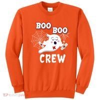 Boo Boo Crew Cute Nurse Ghost Sweatshirt thumb 0