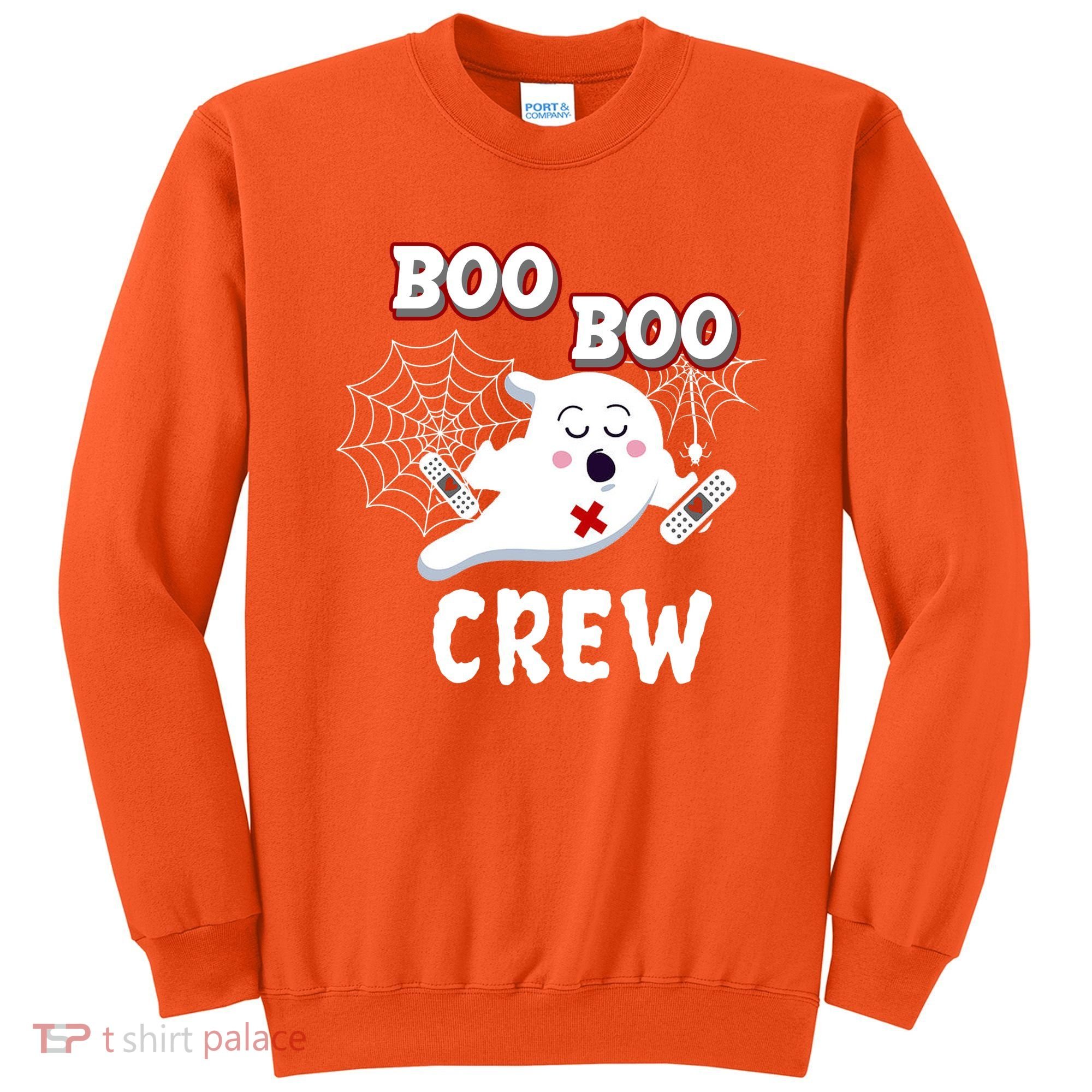 Boo Boo Crew Cute Nurse Ghost Sweatshirt