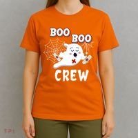 Boo Boo Crew Cute Nurse Ghost T-Shirt thumb 4