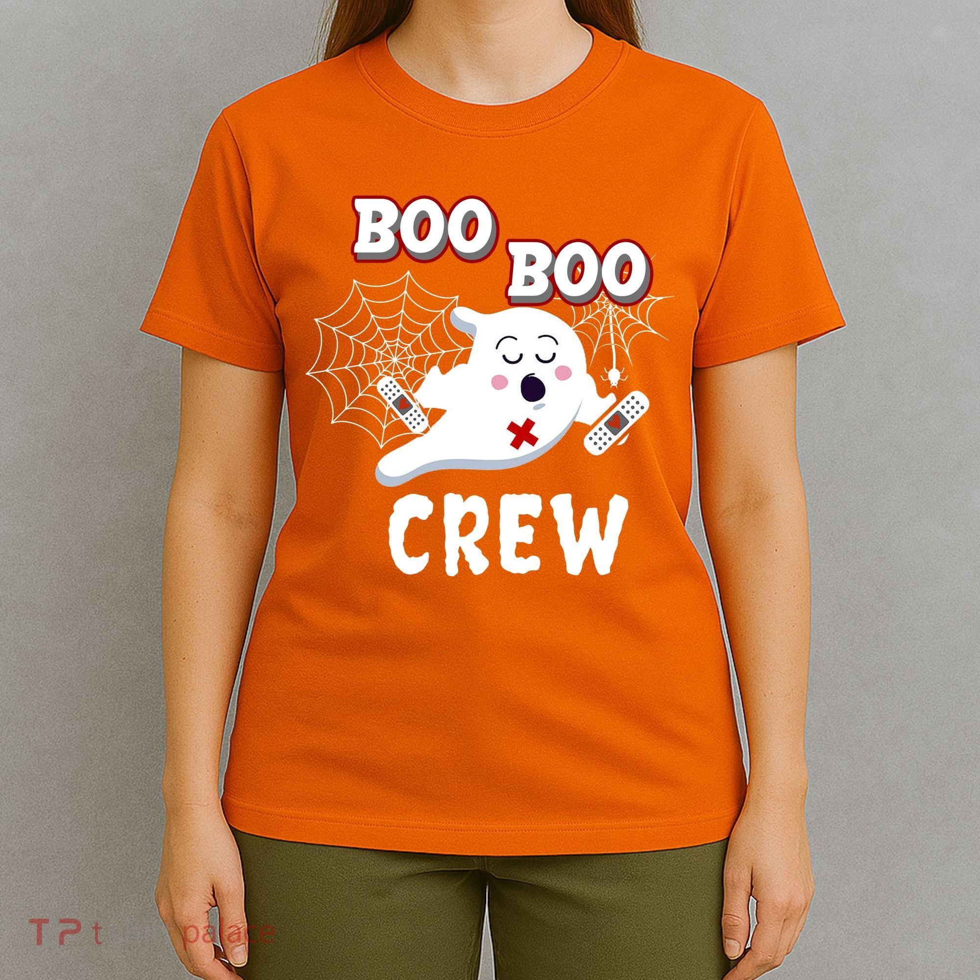 Boo Boo Crew Cute Nurse Ghost T-Shirt