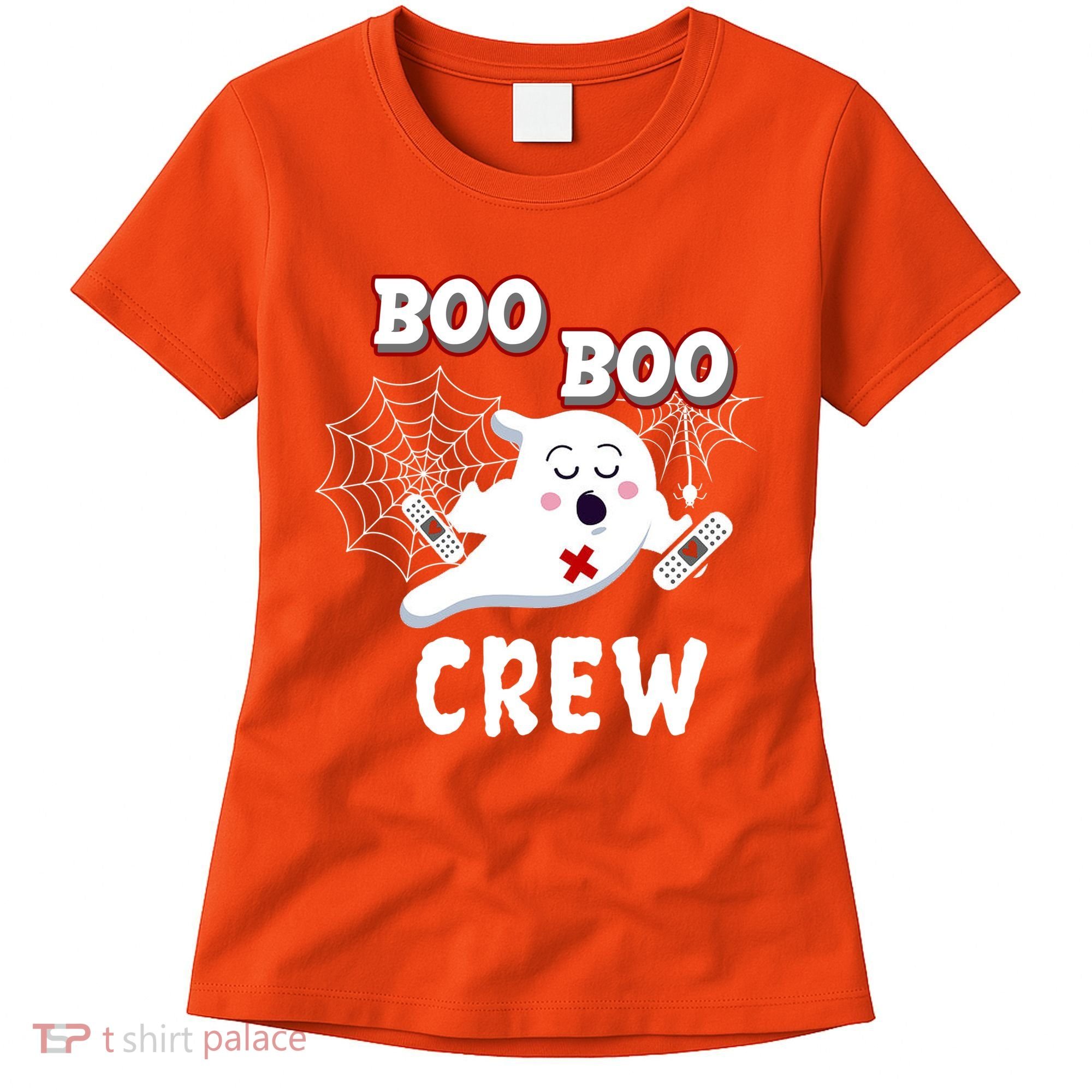 Boo Boo Crew Cute Nurse Ghost Women's T-Shirt