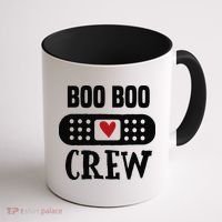 Boo Boo Crew First Aid School Nurse Day Care Teacher Coffee Mug thumb 1