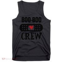 Boo Boo Crew First Aid School Nurse Day Care Teacher Tank Top thumb 0