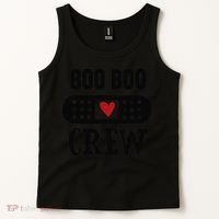 Boo Boo Crew First Aid School Nurse Day Care Teacher Tank Top thumb 2