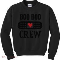 Boo Boo Crew First Aid School Nurse Day Care Teacher Kids Sweatshirt thumb 0