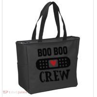 Boo Boo Crew First Aid School Nurse Day Care Teacher Tote Bag thumb 2