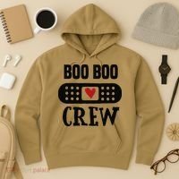 Boo Boo Crew First Aid School Nurse Day Care Teacher Hoodie thumb 3