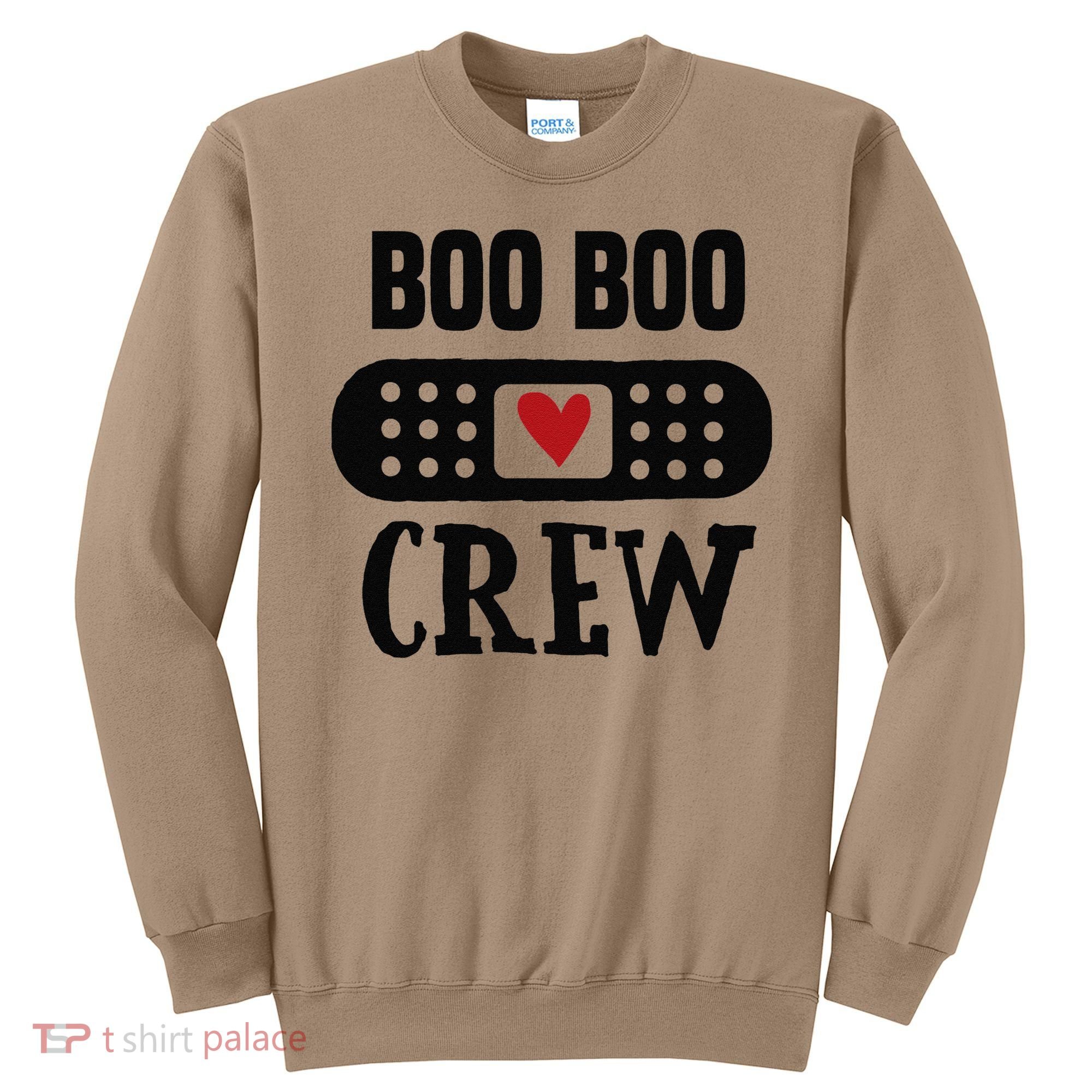 Boo Boo Crew First Aid School Nurse Day Care Teacher Sweatshirt