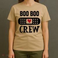 Boo Boo Crew First Aid School Nurse Day Care Teacher T-Shirt thumb 4