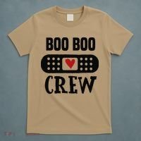 Boo Boo Crew First Aid School Nurse Day Care Teacher T-Shirt thumb 5