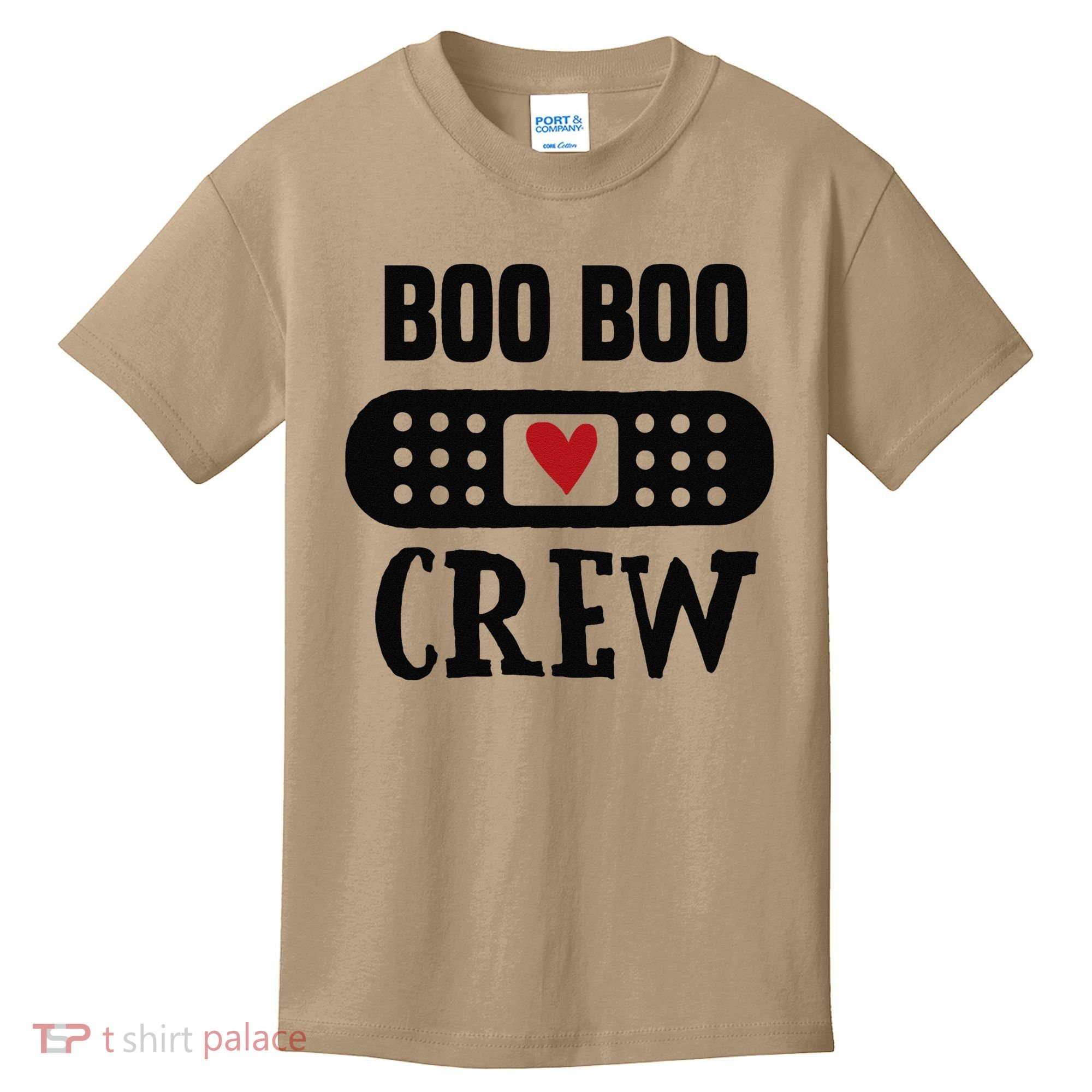 Boo Boo Crew First Aid School Nurse Day Care Teacher Kids T-Shirt