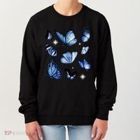 Blue Butterflies Cute Gift Women's Sweatshirt thumb 0