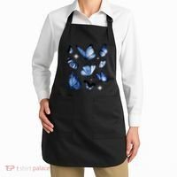 Blue Butterflies Cute Gift Apron thumb 2