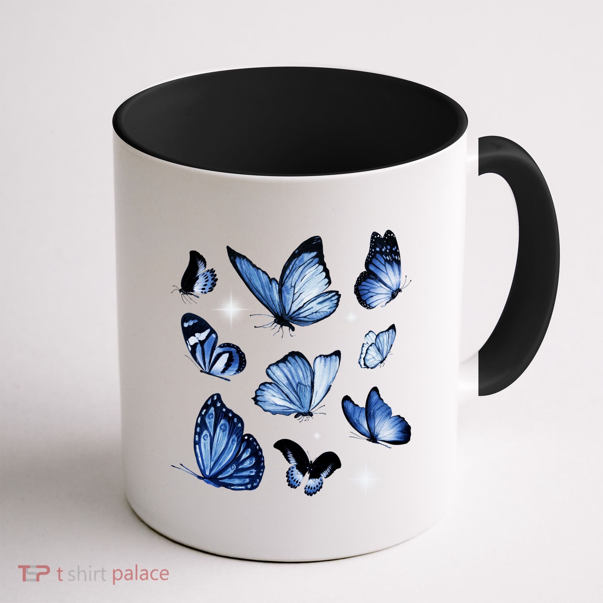 Blue Butterflies Cute Gift Coffee Mug