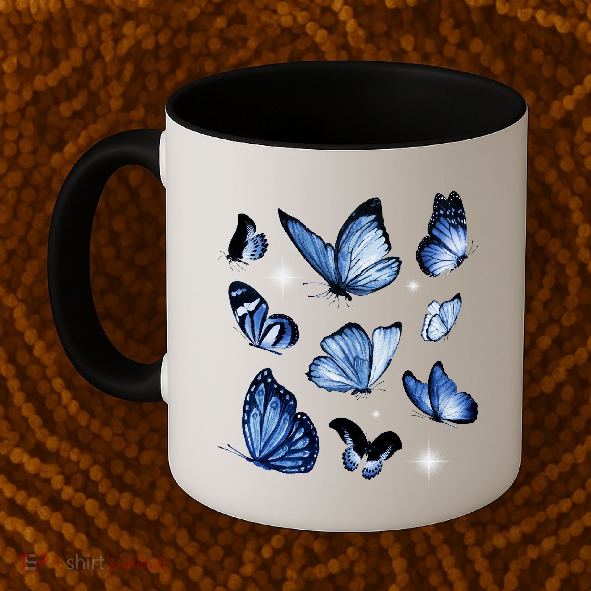 Blue Butterflies Cute Gift Coffee Mug