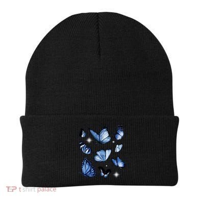 Blue Butterflies Cute Gift Beanie