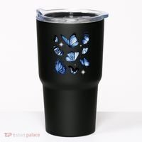 Blue Butterflies Cute Gift Tumbler thumb 0