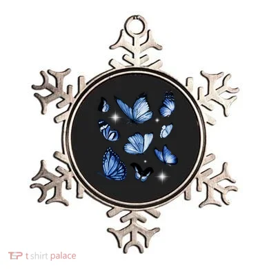 Blue Butterflies Cute Gift Ornament