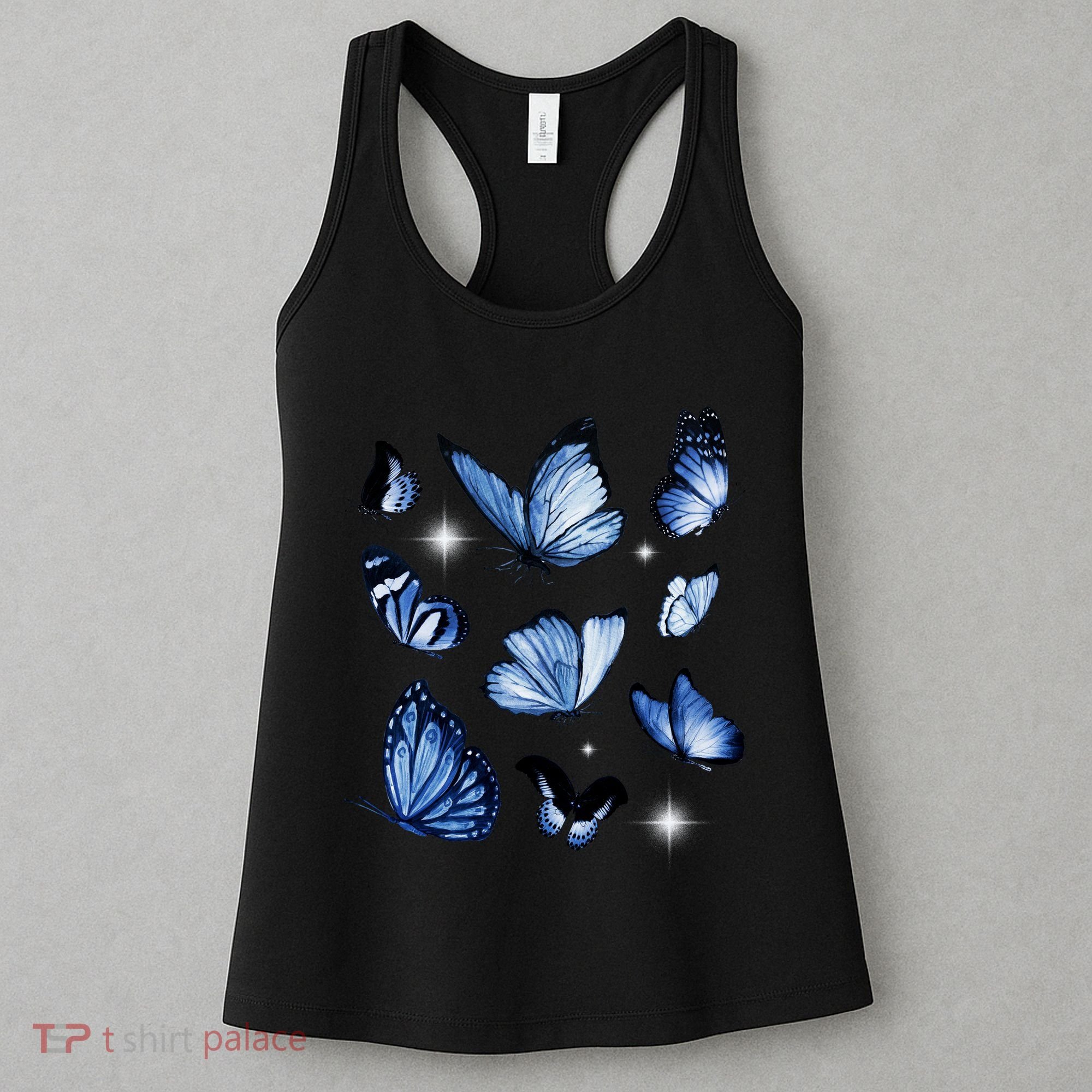 Blue Butterflies Cute Gift Women's Tank Top