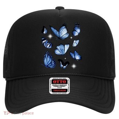 Blue Butterflies Cute Gift Hat