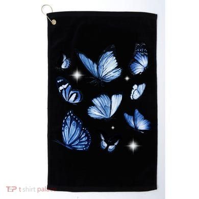Blue Butterflies Cute Gift Golf Towel