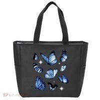 Blue Butterflies Cute Gift Tote Bag thumb 0