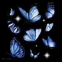 Blue Butterflies Cute Gift Tote Bag thumb 4