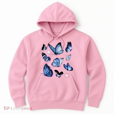 Blue Butterflies Cute Gift Hoodie
