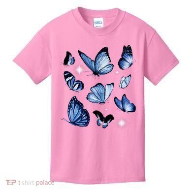 Blue Butterflies Cute Gift Kids T-Shirt