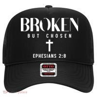 Broken But Chosen Ephesians 2:8 Bible Verse Christian Hat thumb 0